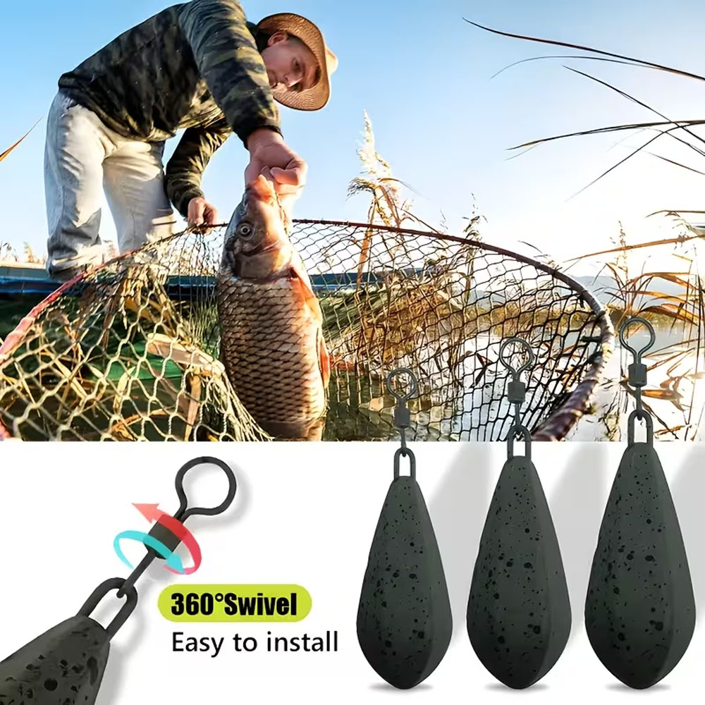 4-Pack Heavy-Duty Carp Fishing - Saltwater Line recension och pris
