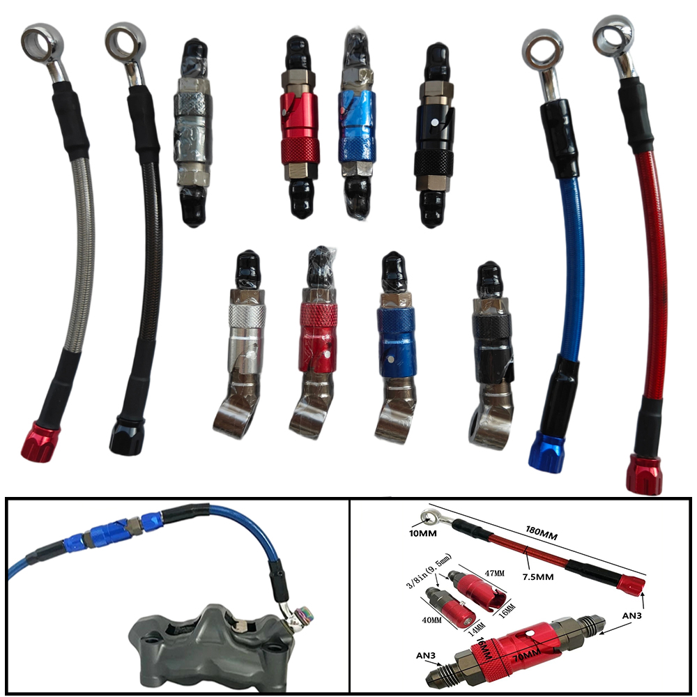 Motorcycle AN3 Quick Connect B - Braided Line recension och pris