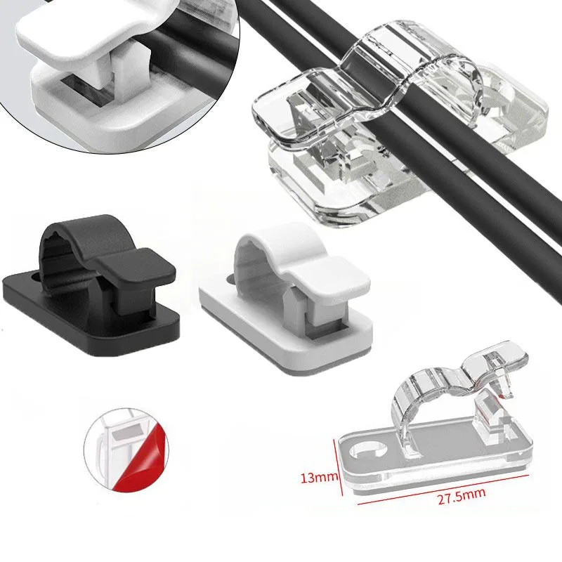 10/50PCS Cable Organizer Clips - Tippet Line recension och pris