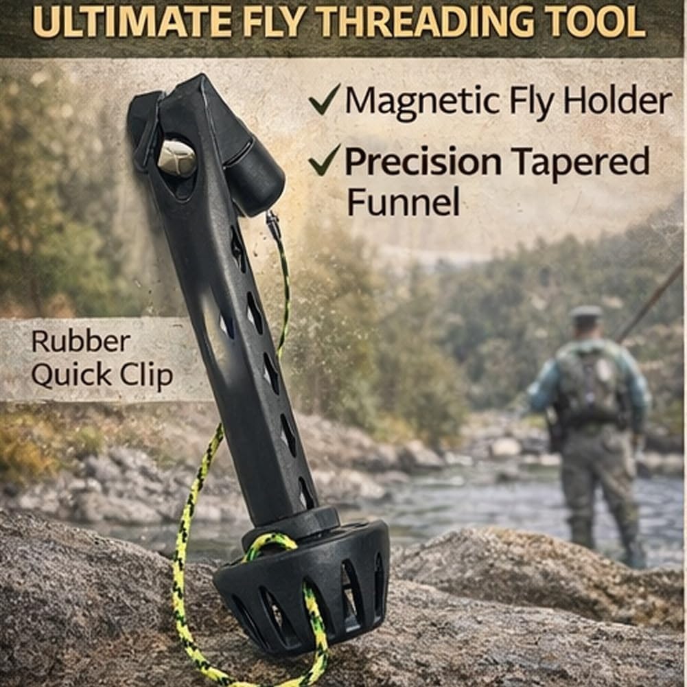 Portable Magnetic Fly Threader - Fishing Line Winder recension och pris
