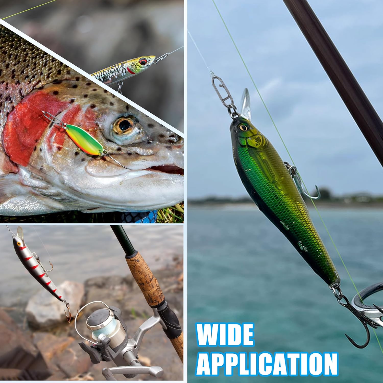 9KM Fishing Snap Kit 110pcs Po - Saltwater Line recension och pris