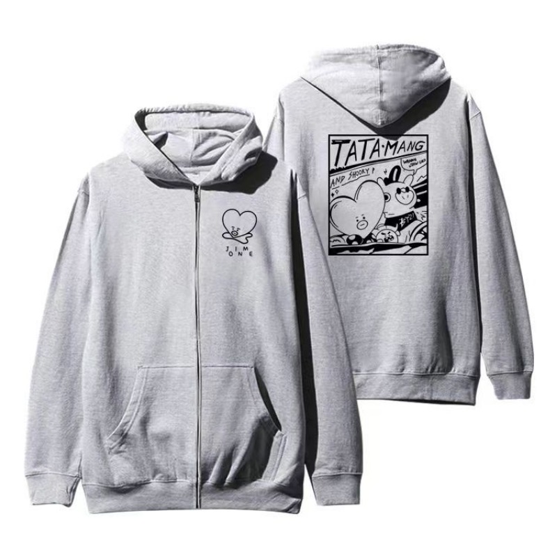 Kawaii BT21 Sweatshirt Hoodie  - Tippet Line recension och pris