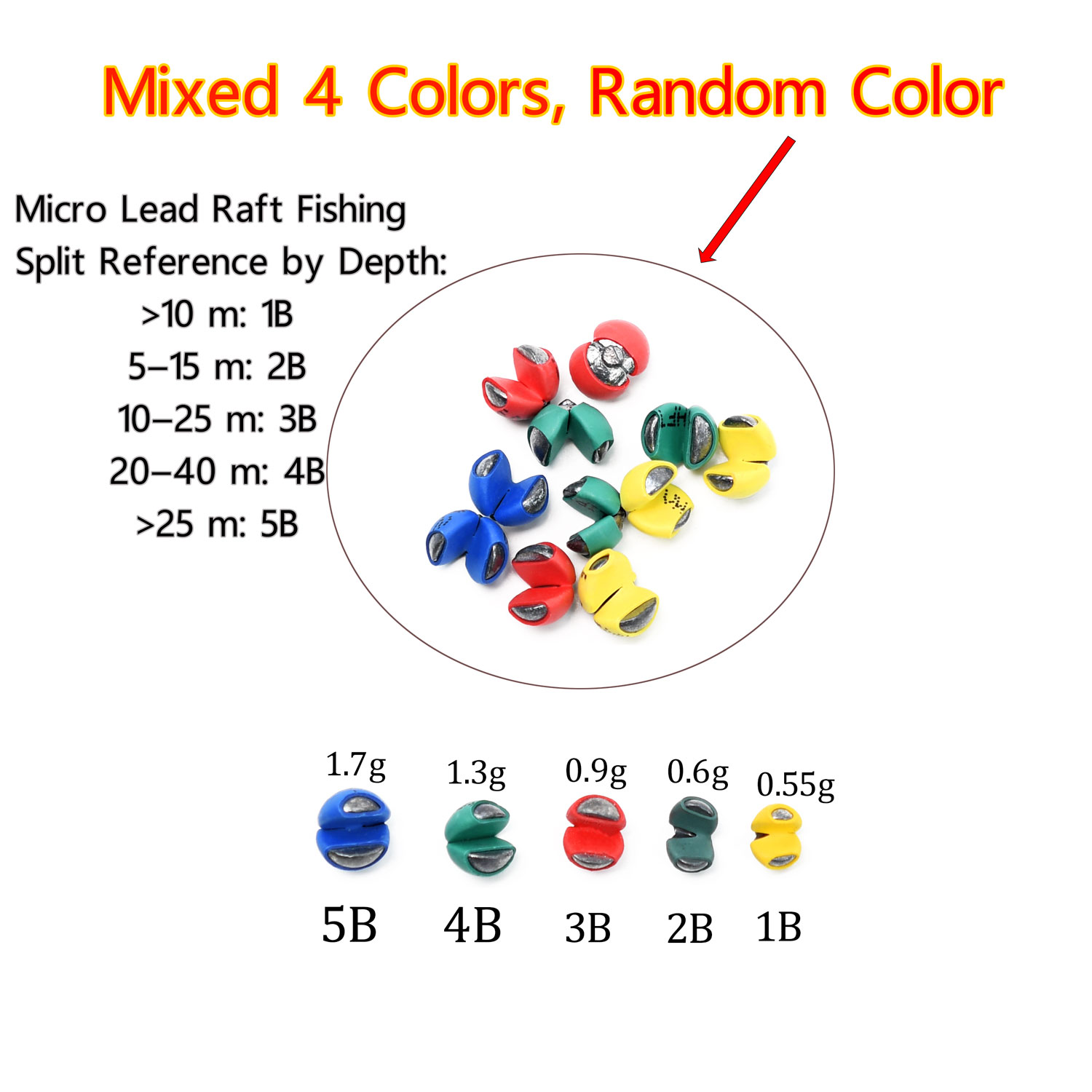 Multi Size Taper Metal Sinkers - Saltwater Line recension och pris