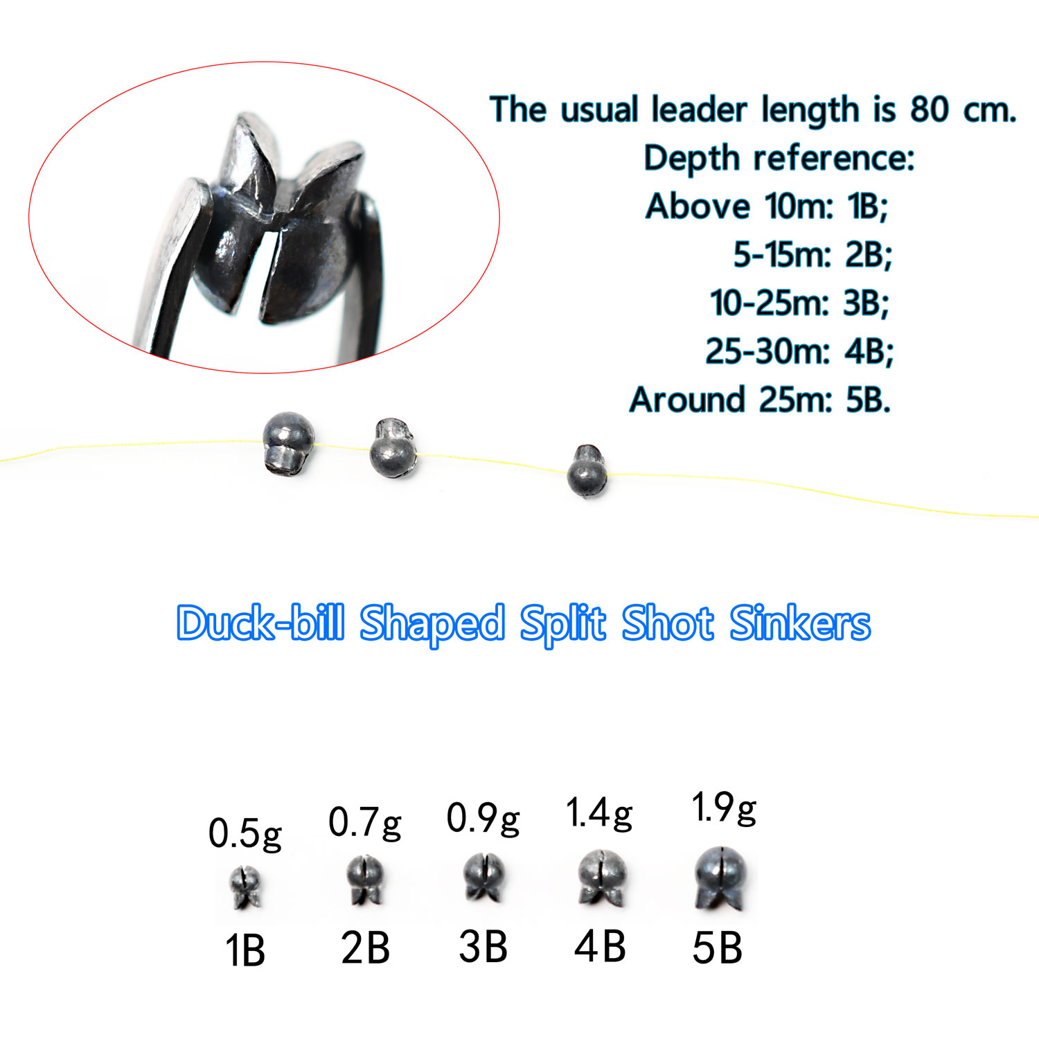 Multi Size Taper Metal Sinkers - Saltwater Line recension och pris